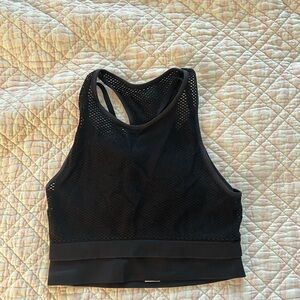 JoyLab Black Racerback Sports Bra with Elastic Support